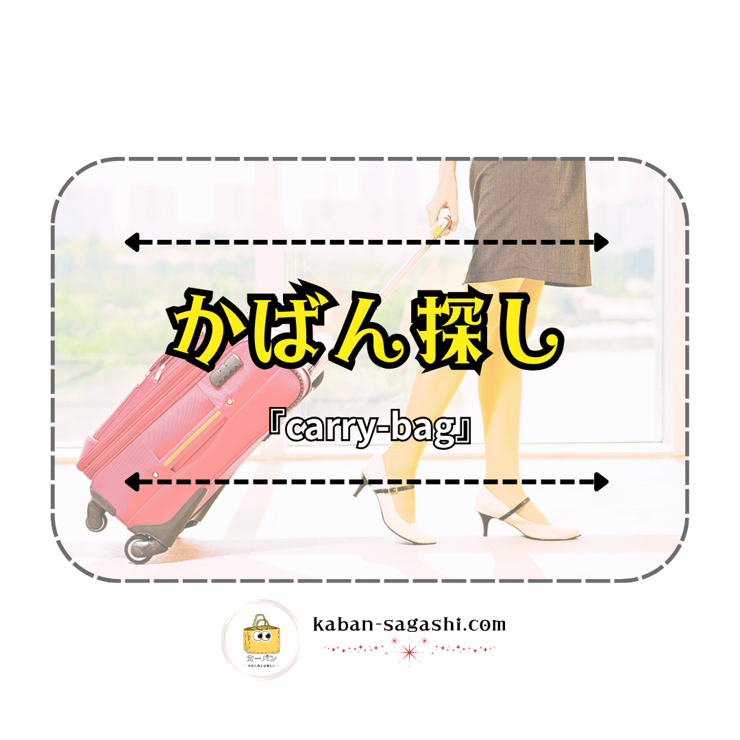 キャリーバッグ|かばん探し